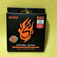 Encordoamento Guitarra Solez Calibre .010 Ligth Slg10 Foto mini 2