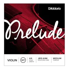 Encordoamento Jogo Cordas Daddario Prelude J810 Violino 4/4 Foto  mini 1