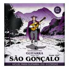 Encordoamento Níquel 010 Leve Para Guitarra - São Gonçalo Foto  mini 1