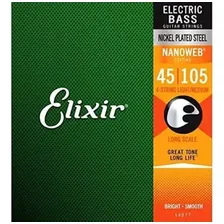 Encordoamento Para Baixo Elixir 4 Cordas Nanoweb 14077 Foto mini  2