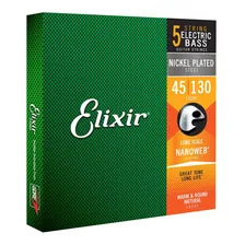 Encordoamento Para Baixo Elixir Ligth/l.s.045 5c (3221) Foto mini 1
