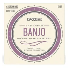 Encordoamento Para Banjo D'addario Ej57 Tensão Média 011 Foto mini  3