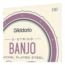 Encordoamento Para Banjo D'addario Ej57 Tensão Média 011 Foto mini 4