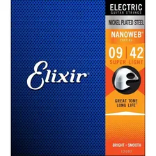 Encordoamento para guitarra elétrica 4:4 Elixir Elixir 12002 Foto mini 1