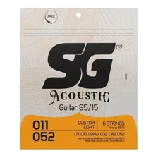Encordoamento Para Violao Sg 011 Aço Bronze 85 15 + Foto mini 2