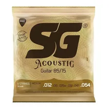 Encordoamento Para Violao Sg 012 Aço Bronze 85 15 6687 Foto  mini 1