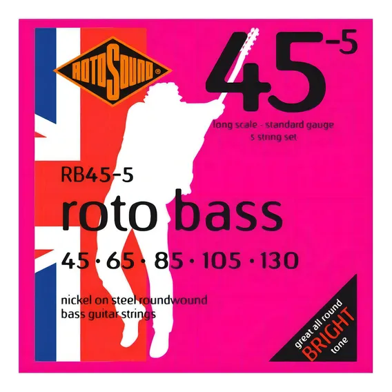 Encordoamento Rotosound Contrabaixo 5c 0.45 Rb45-5 Foto 1
