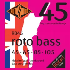 Encordoamento Rotosound Para Contrabaixo 4c 0.45 Rb45 Foto mini 1