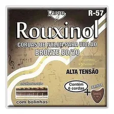 Encordoamento Rouxinol Violão Nylon Bolinha Tensão Alta R57 Foto mini  2