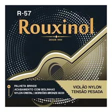 Encordoamento Rouxinol Violão Nylon Bolinha Tensão Alta R57 Foto mini 1