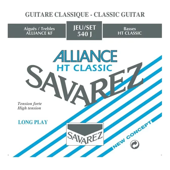 Encordoamento Savarez Violão Nylon 540j Tensão Alta Foto 1