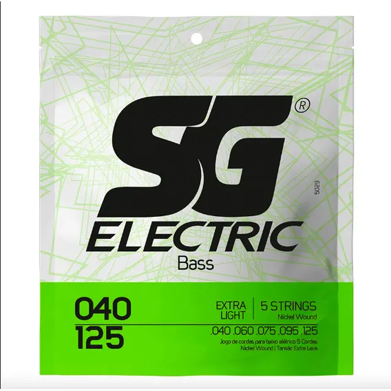 Encordoamento Sg Strings para Baixo 5 Cordas 040 Iz5029 SG Foto 1