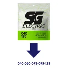 Encordoamento Sg Strings para Baixo 5 Cordas 040 Iz5029 SG Foto mini 3