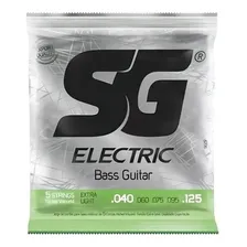Encordoamento Sg Strings para Baixo 5 Cordas 040 Iz5029 SG Foto mini 4