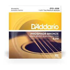 Encordoamento Violao Aco .012 D'addario Phosphor Bronze Ej19 Foto mini 1