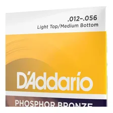 Encordoamento Violao Aco .012 D'addario Phosphor Bronze Ej19 Foto mini 2