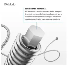 Encordoamento Violao Aco .012 D'addario Phosphor Bronze Ej19 Foto mini 3