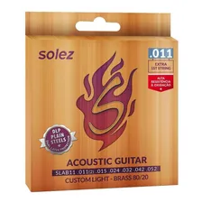 Encordoamento Violao Solez Slab11 Brass 011 Foto mini 1