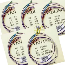 Encordoamento Violino Mauro Calixto 4/4 Kit Com 5 Jogos Foto  mini 1