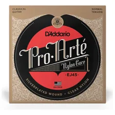 Encordoamento Violão 6 Cordas D'addario Ej45 Pro-arté Nylon Foto mini 1