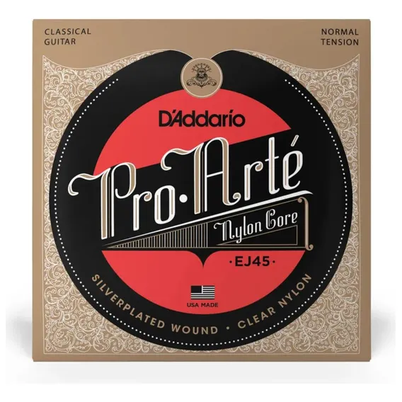 Encordoamento Violão 6 Cordas D'addario Ej45 Pro-arté Nylon Foto 1