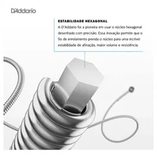 Encordoamento Violão Aço .011 D'addario Nickel Bronze Nb1152 Foto  mini 1