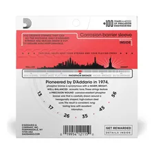 Encordoamento Violão Aço .013 D'addario Phosphor Bronze Ej17 Foto mini 2