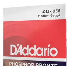 Encordoamento Violão Aço .013 D'addario Phosphor Bronze Ej17 Foto mini 3