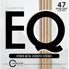 Encordoamento Violão Aço Cleartone Eq Hybrid Metal 10 11 12 Foto mini 1