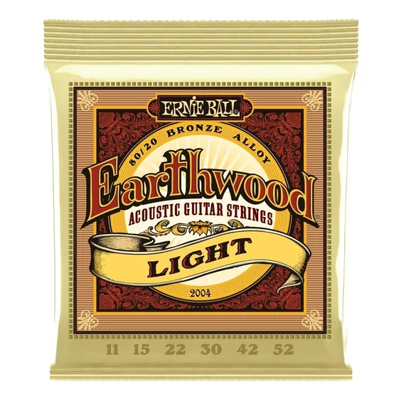 Encordoamento Violão Ernie Ball Earthwood 80/20 Bronze 011 Foto 1