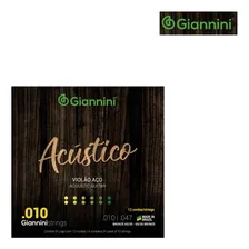 Encordoamento Violão Giannini Acústico Geswa12 Bronze 65/35 Foto mini 2