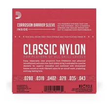 Encordoamento Violão Nylon D'addario Student Nylon Ej27n Foto mini 2