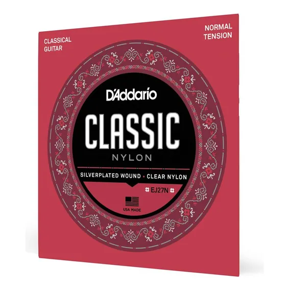 Encordoamento Violão Nylon D'addario Student Nylon Ej27n Foto 1