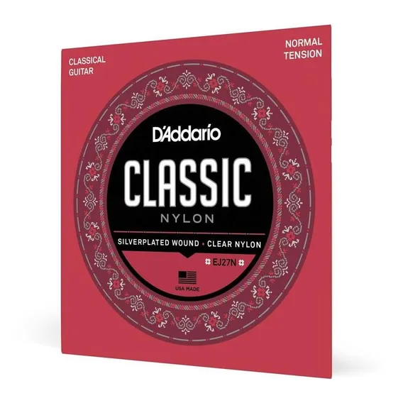 Encordoamento Violão Nylon D'addario Student Nylon Ej27n Foto 1