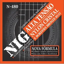 Encordoamento Violão Nylon Tensao Alta Nig N480 Foto mini 1