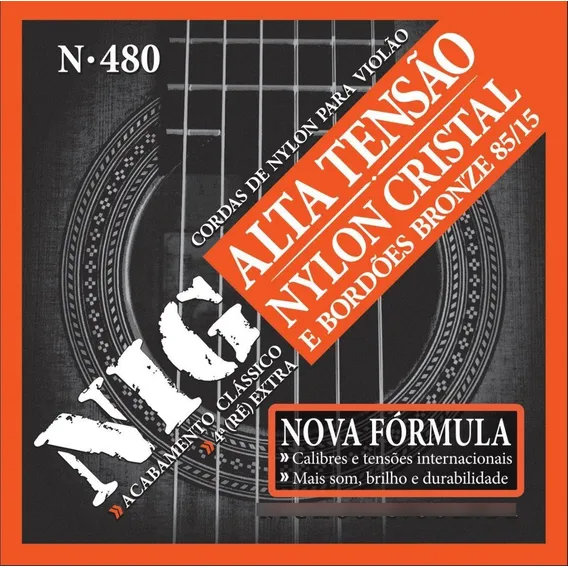 Encordoamento Violão Nylon Tensao Alta Nig N480 Foto 1