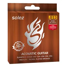 Encordoamento Violão Solez 013 Aço - Slanpb13 - Em Estoque Foto mini 1