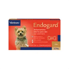 Endogard Vermífugo Cachorro 2,5kg - 6 Comprimidos Virbac Foto  mini 1