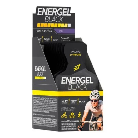 Energel Black Cx 10 sachês Uva - Bodyaction Foto 1