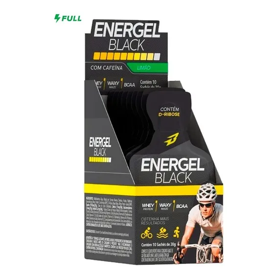 Energel Black Cx10 Sachês - Bodyaction - Sabores Foto 1