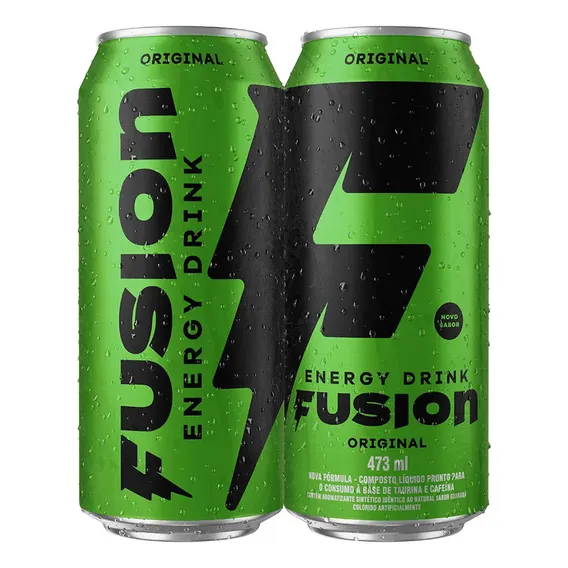 Energético Fusion Lata 473ml - 12 Unidades Foto 1
