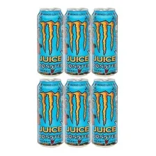 Energetico Monster Energy Fardo Com 6 Latas De 473ml Sabores Monster Energy Drink Juicy Mango Loco Foto mini 1
