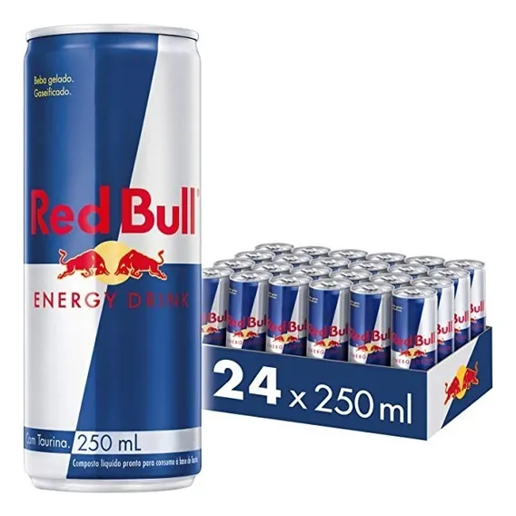 Energético Redbull 250ml Caixa C/ 24un Foto 1