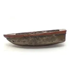 Enfeite Aquário Barco Canoa Pequeno Foto mini  3