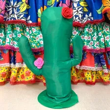 Enfeite Cacto Decorativo C/ Mini Flor Decoração Festa Junina Foto mini 4