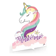 Enfeite De Mesa Menina Decoração Festa Infantil Unicórnio Foto mini 2
