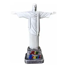 Enfeite Decoração Estátua Cristo Redentor Resina Souvenir Foto mini 1