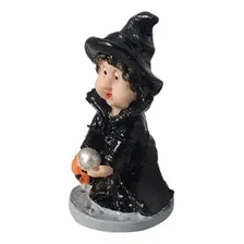 Enfeite Decorativo - Bruxa Bruxinha Da Sorte Halloween Cor Decorado Foto mini 4