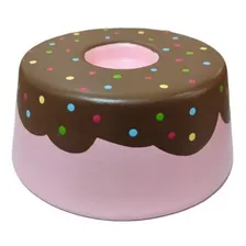 Enfeite Decorativo Mesa De Festa Doce Pudim Fake Em Ceramica Cor Rosa Foto mini 2