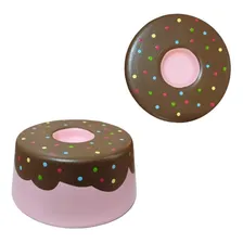 Enfeite Decorativo Mesa De Festa Doce Pudim Fake Em Ceramica Cor Rosa Foto mini 1